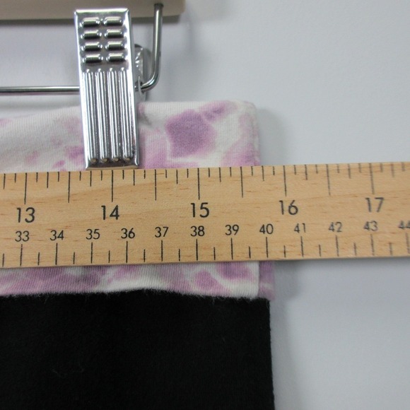 Victoria's Secret Crop Leggings Women L Pink Yoga Pants Fold Over y2k 228 - Picture 10 of 13